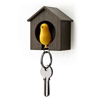держатель+брелок для ключей sparrow коричневый-желтый в Костроме