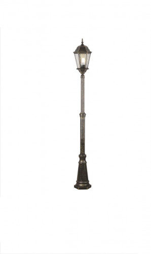 садово-парковый светильник arte lamp genova a1207pa-1bn в Костроме