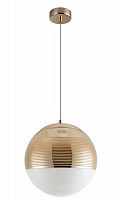 подвесной светильник crystal lux optima sp1 gold d300 в Костроме
