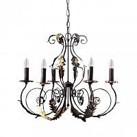 люстра 4962/6_v0580 от mm lampadari коричневая в Костроме