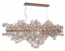 подвесной светильник crystal lux deseo sp15 l1400 gold в Костроме