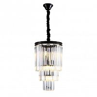 подвесная люстра newport 31110/s black+gold в Костроме