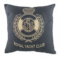 подушка с гербом королевского royal yacht club denim в Костроме