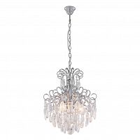 подвесная люстра crystal lux sevilia sp4 silver серебро в Костроме