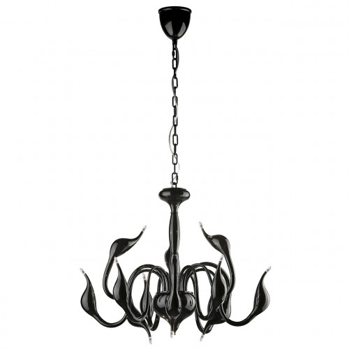 подвесная люстра lightstar cigno collo bk 751127 в Костроме