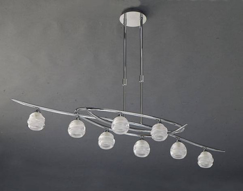 подвесная люстра mantra loop chrome 1800 в Костроме