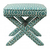 табурет мягкий бирюзовый remy ottoman в Костроме