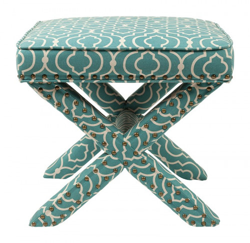 табурет мягкий бирюзовый remy ottoman в Костроме