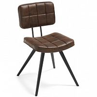 стул lola seat pu brown ноги эпоксидный черный c592u09 от la forma (ex julia grup) в Костроме