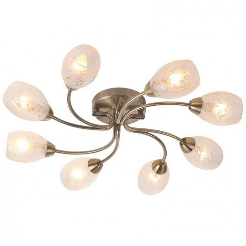 потолочная люстра idlamp carmina 201/8pf-oldbronze в Костроме