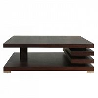 столик журнальный milano dark brown коричневый в Костроме