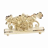 подставка для визиток pewter flower белая в Костроме