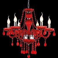 подвесная люстра arte lamp teatro a3964lm-6rd в Костроме