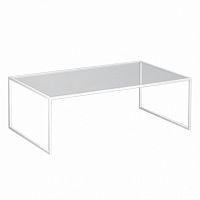 стол журнальный london lite white прозрачное стекло в Костроме