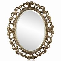 овальное зеркало настенное золото шербур florentine silver/98 в Костроме