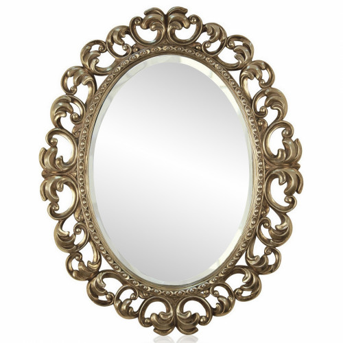 овальное зеркало настенное золото шербур florentine silver/98 в Костроме