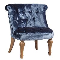 кресло sophie tufted синее в Костроме