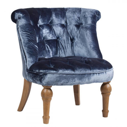 кресло sophie tufted синее в Костроме