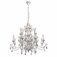 подвесная люстра chiaro версаче 28 639012712 белая в Костроме