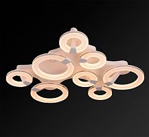 потолочный светодиодный светильник idlamp jenevra 397/l8pf-ledwhitechrome в Костроме
