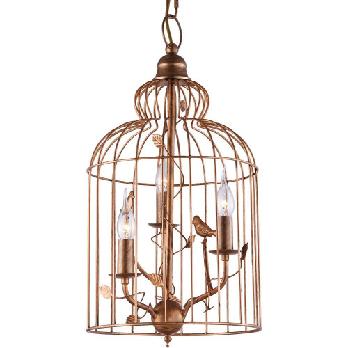 подвесная люстра arte lamp gabbia a1865sp-3bg в Костроме