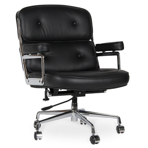 кресло eames style lobby chair черное в Костроме