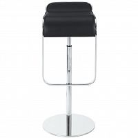 барный стул lem style piston stool черная кожа в Костроме