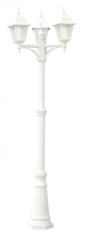 садово-парковый светильник arte lamp bremen a1017pa-3wh в Костроме