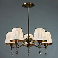 подвесная люстра brizzi alora ma01625ca/005 bronze cream в Костроме