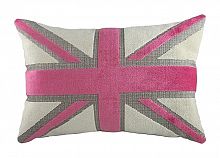 подушка с британским флагом pink velvet в Костроме