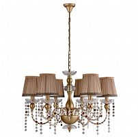 подвесная люстра crystal lux alegria sp6 gold-brown в Костроме