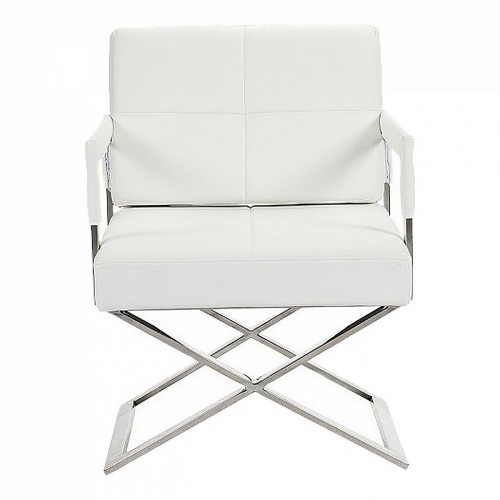кресло aster x chair экокожа белое в Костроме