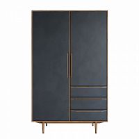 шкаф bruni black с ящиками черный в Костроме