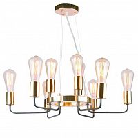 подвесная люстра arte lamp gelo a6001lm-9bk в Костроме