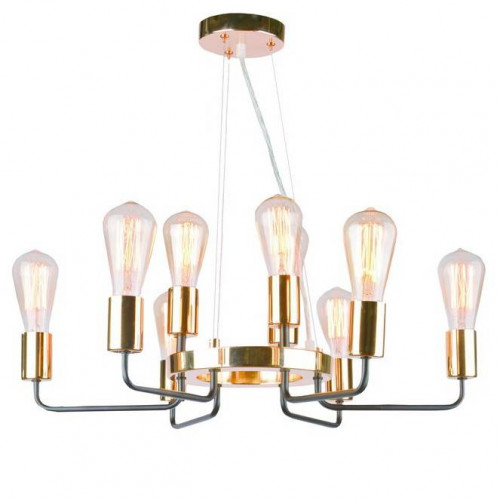 подвесная люстра arte lamp gelo a6001lm-9bk в Костроме