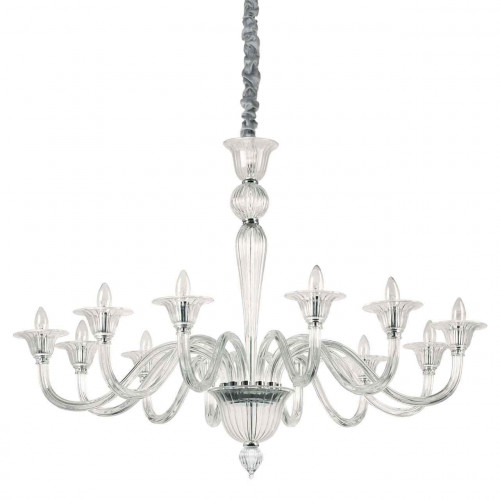 подвесная люстра ideal lux brigitta sp12 trasparente в Костроме