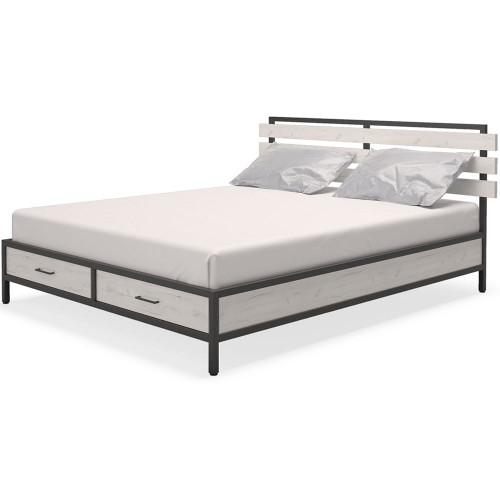 кровать двуспальная 160х200 белая neo loft в Костроме