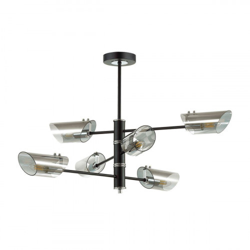 потолочная люстра lumion nolan 4402/6c дымчатая в Костроме