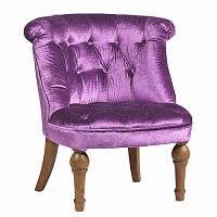 кресло sophie tufted slipper chair лиловое в Костроме