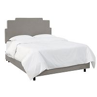 кровать двуспальная 180х200 серая paxton gray linen в Костроме
