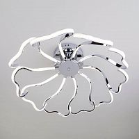 потолочный светодиодный светильник eurosvet begonia 90095/10 хром в Костроме