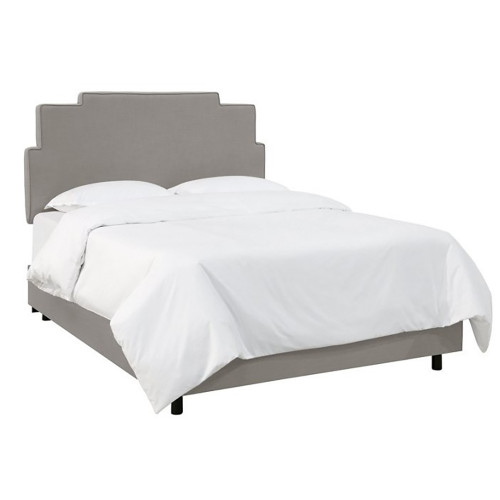 кровать двуспальная 180х200 серая paxton gray linen в Костроме