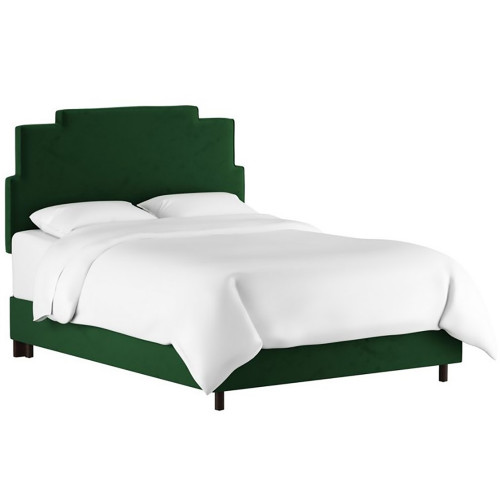 кровать двуспальная 180х200 зеленая paxton emerald velvet в Костроме