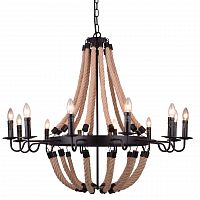 подвесная люстра arte lamp marsiglia a8956lm-12bk черная в Костроме