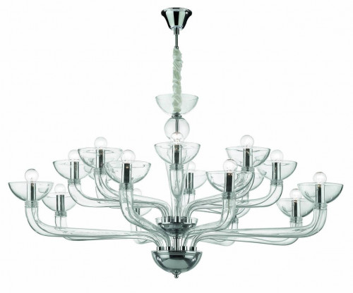подвесная люстра ideal lux casanova sp16 trasparente в Костроме