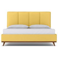кровать двуспальная 180х200 желтая carter gold в Костроме