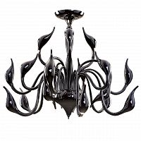 потолочная люстра lightstar cigno collo bk 751187 в Костроме