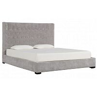 кровать двуспальная 160х200 серая nevada grey в Костроме