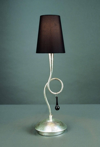 настольная лампа mantra paola painted silver 3535 в Костроме