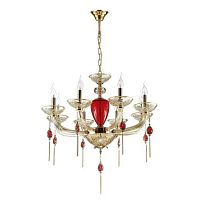 подвесная люстра odeon light donna 3927/8 в Костроме